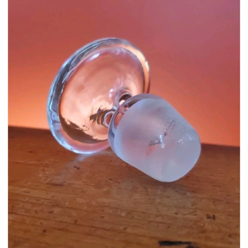 Blenko Williamsburg C6 W Glass Bottle Hand-blown Ship Decanter With Stopper Euc